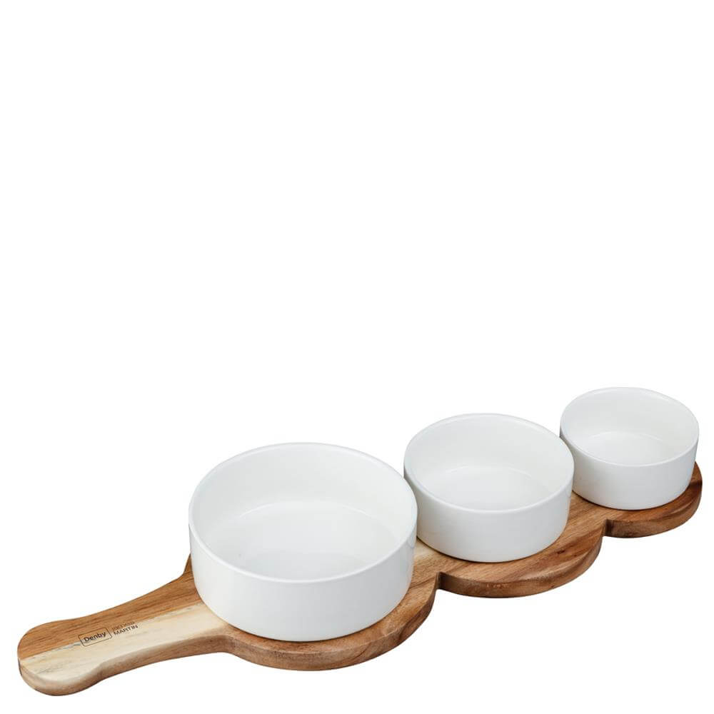 Denby Serve by James Martin 4 Piece Bowl Paddle Kit